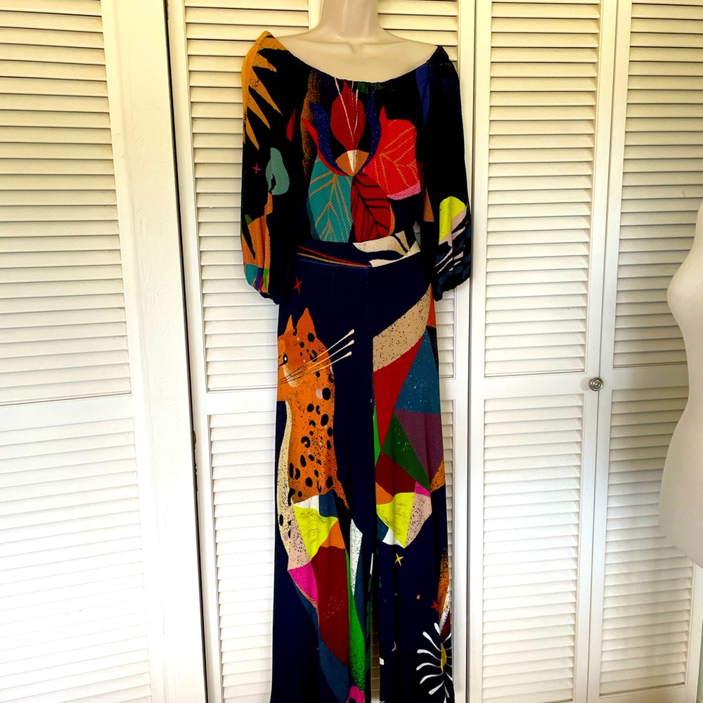Farm Rio Jumpsuit Xs Petite From Anthropologie